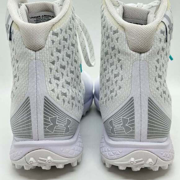 NEW! Under Armour Lacrosse Turf Cleats White Women's 9.5 - Picture 3 of 10